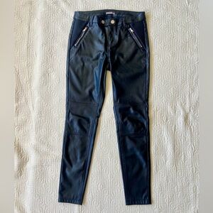 Orsay black medium rise faux leather pants - EU size 38